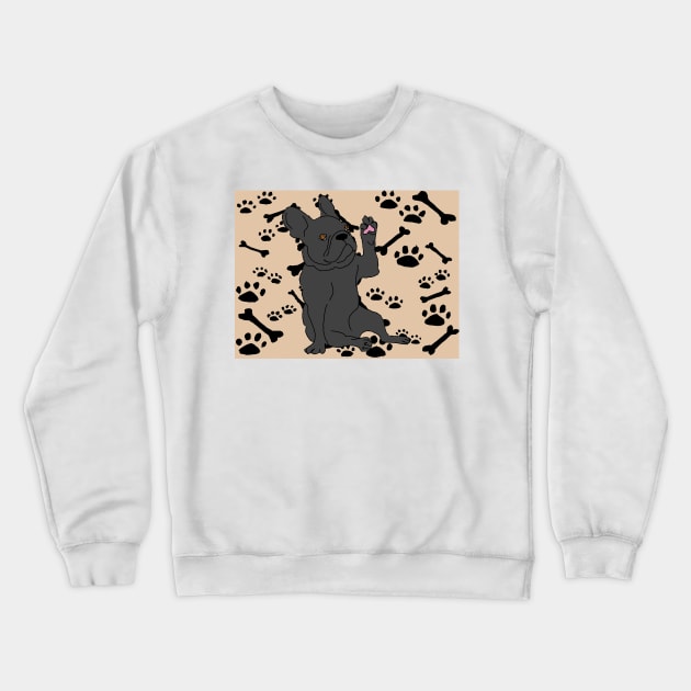 French Bulldog Crewneck Sweatshirt by Noamdelf06